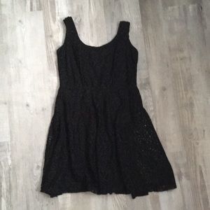 Little black lace dress